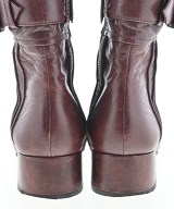 PRADA（プラダ）ブーツ 赤 サイズ:EU37 1/2(24cm位) レディース/2200657631086