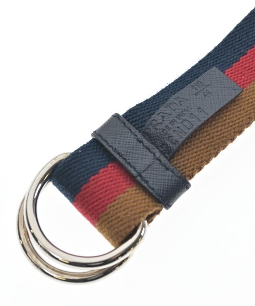 PRADA（プラダ）ベルト 紺 サイズ:110 レディース/2200657697099