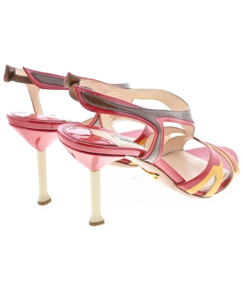 PRADA（プラダ）サンダル 赤 サイズ:EU37 1/2(24cm位) レディース/2200657819255