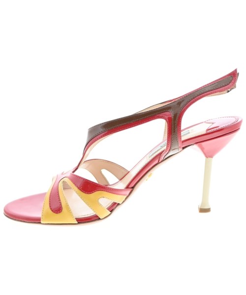 PRADA（プラダ）サンダル 赤 サイズ:EU37 1/2(24cm位) レディース/2200657819255