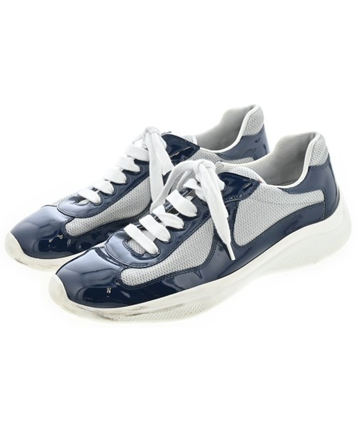 PRADA(プラダ)スニーカー 紺 サイズ:UK9(27.5cm位)/2200657820107
