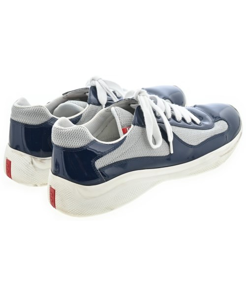 PRADA（プラダ）スニーカー 紺 サイズ:UK9(27.5cm位) メンズ/2200657820107
