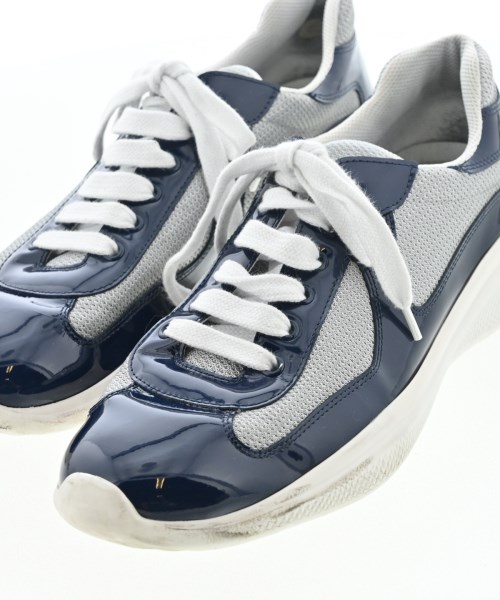 PRADA（プラダ）スニーカー 紺 サイズ:UK9(27.5cm位) メンズ/2200657820107