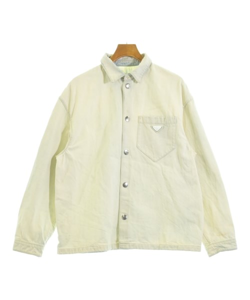 PRADA(プラダ)カジュアルシャツ 白 サイズ:L/2200658090400