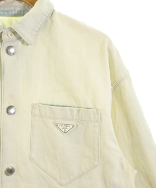 PRADA（プラダ）カジュアルシャツ 白 サイズ:L メンズ/2200658090400