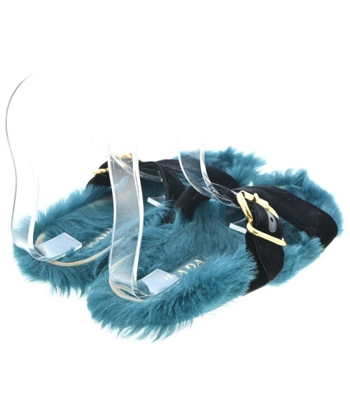 PRADA（プラダ）サンダル 緑 サイズ:EU37(23.5cm位) レディース/2200659264015