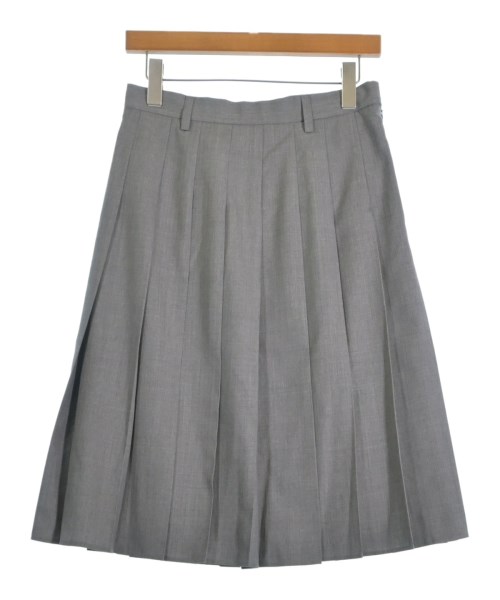 PRADA(プラダ)ひざ丈スカート グレー サイズ:40(M位)/2200659264022