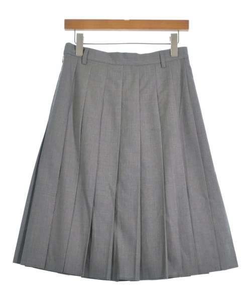 PRADA（プラダ）ひざ丈スカート グレー サイズ:40(M位) レディース/2200659264022
