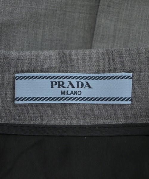 PRADA（プラダ）ひざ丈スカート グレー サイズ:40(M位) レディース/2200659264022