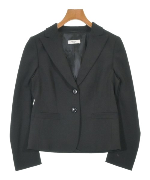 PRADA（プラダ）テーラードジャケット 黒 サイズ:38(S位) レディース/2200659273086