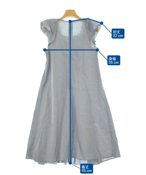 PRADA（プラダ）ワンピース グレー サイズ:38(S位) レディース/2200659452030
