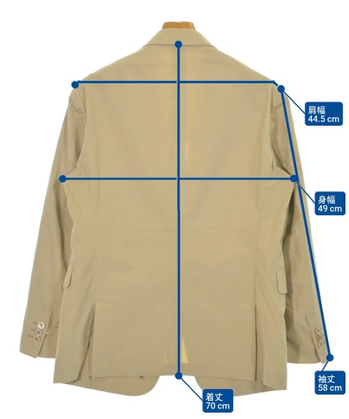 PRADA（プラダ）カジュアルジャケット ベージュ サイズ:50(XL位) メンズ/2200659716019