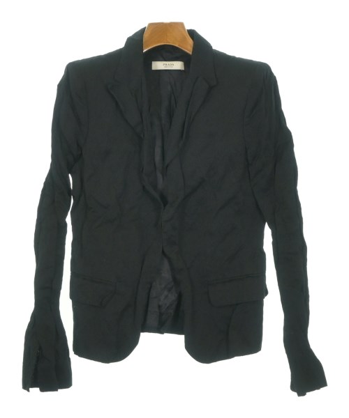 PRADA（プラダ）カジュアルジャケット 黒 サイズ:40(M位) レディース/2200653812267