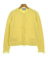 PRADA（プラダ）ノーカラージャケット 黄 サイズ:40(M位) レディース/2200653812816