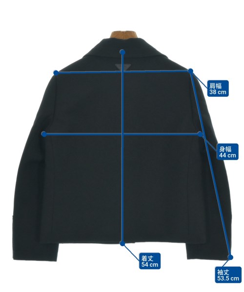 PRADA（プラダ）テーラードジャケット 黒 サイズ:36(XS位) レディース/2200653900025