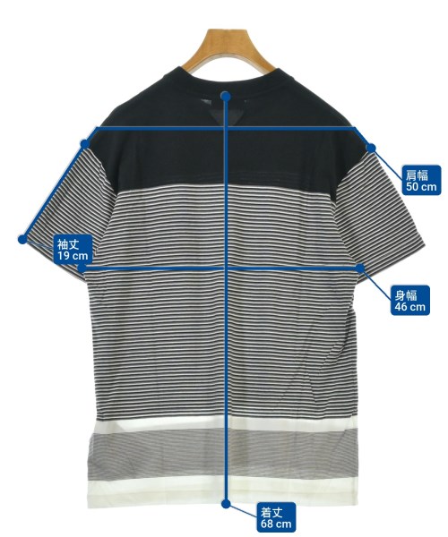 PRADA（プラダ）Tシャツ・カットソー 黒 サイズ:S メンズ/2200657132828