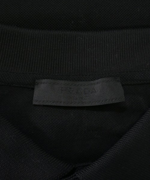 PRADA（プラダ）ポロシャツ 黒 サイズ:L メンズ/2200660293011