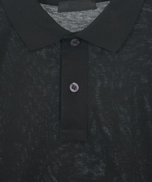 PRADA（プラダ）ポロシャツ 黒 サイズ:L メンズ/2200660293011
