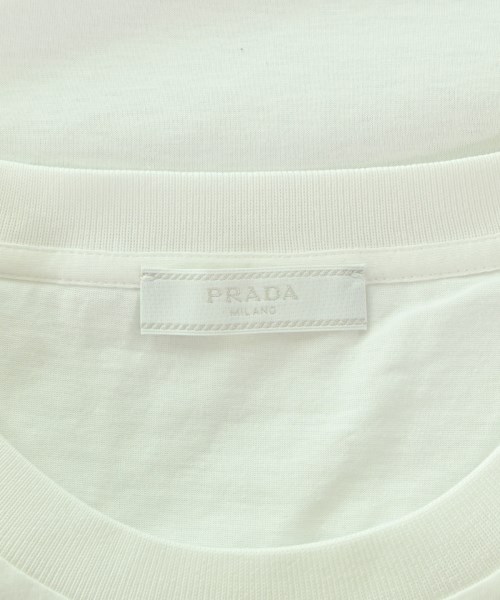 PRADA（プラダ）Tシャツ・カットソー 白 サイズ:L レディース/2200660293028