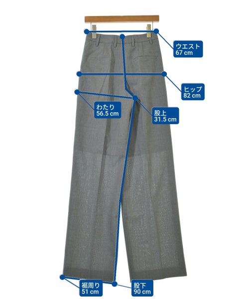 PRADA（プラダ）スラックス グレー サイズ:36(XS位) レディース/2200660293059