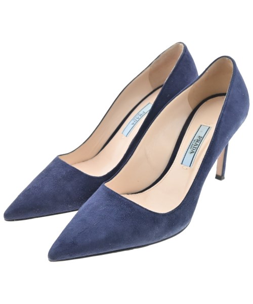 PRADA(プラダ)パンプス 紺 サイズ:EU35 1/2(22cm位)/2200660727011