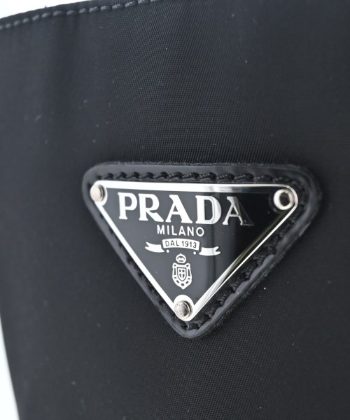 PRADA（プラダ）ブーツ 黒 サイズ:EU37 1/2(24cm位) レディース/2200661060087