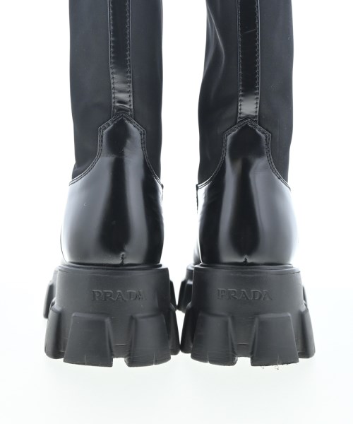 PRADA（プラダ）ブーツ 黒 サイズ:EU37 1/2(24cm位) レディース/2200661060087