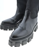 PRADA（プラダ）ブーツ 黒 サイズ:EU37 1/2(24cm位) レディース/2200661060087