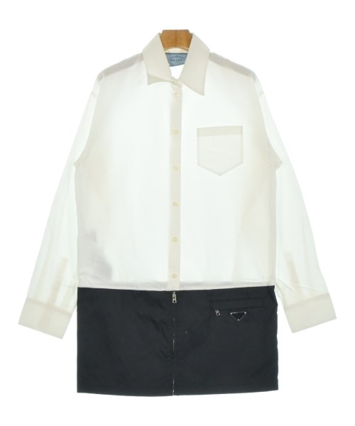 PRADA(プラダ)シャツワンピース 白 サイズ:40(M位)/2200661060148