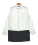 PRADA（プラダ）シャツワンピース 白 サイズ:40(M位) レディース/2200661060148