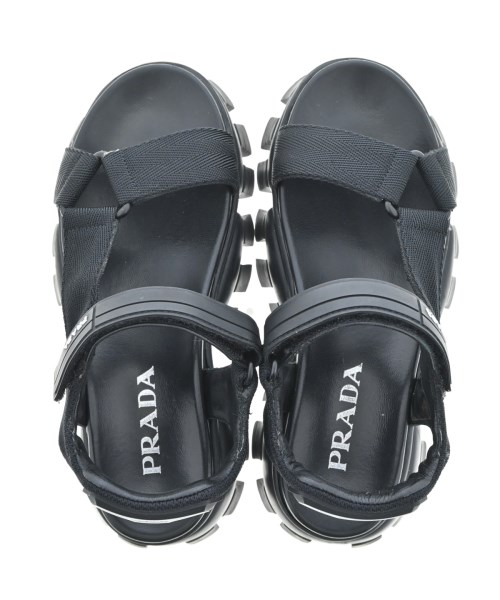 PRADA（プラダ）サンダル 黒 サイズ:EU35 1/2(22cm位) レディース/2200658719042