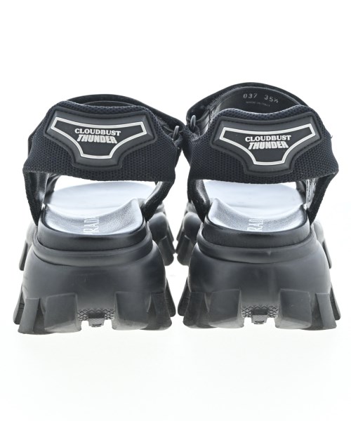 PRADA（プラダ）サンダル 黒 サイズ:EU35 1/2(22cm位) レディース/2200658719042