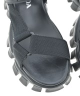 PRADA（プラダ）サンダル 黒 サイズ:EU35 1/2(22cm位) レディース/2200658719042