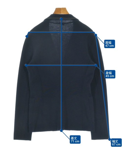 PRADA（プラダ）ジャケット 紺 サイズ:50(XL位) メンズ/2200658788079