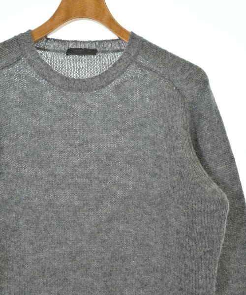 PRADA（プラダ）ニット・セーター グレー サイズ:48(L位) メンズ/2200658788086