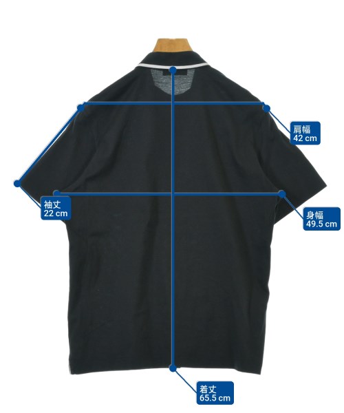 PRADA（プラダ）ポロシャツ 黒 サイズ:M メンズ/2200658788093