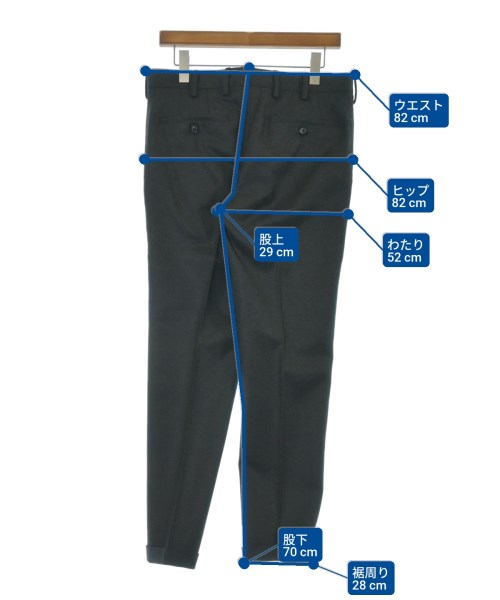 PRADA（プラダ）スラックス グレー サイズ:46(M位) メンズ/2200658788161