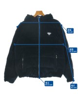 PRADA（プラダ）ダウンジャケット/ダウンベスト 紺 サイズ:54(XXL位) メンズ/2200661425015