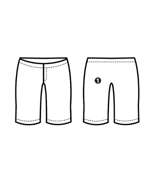 PRADA（プラダ）ショートパンツ グレー サイズ:44(S位) メンズ/2200661508046