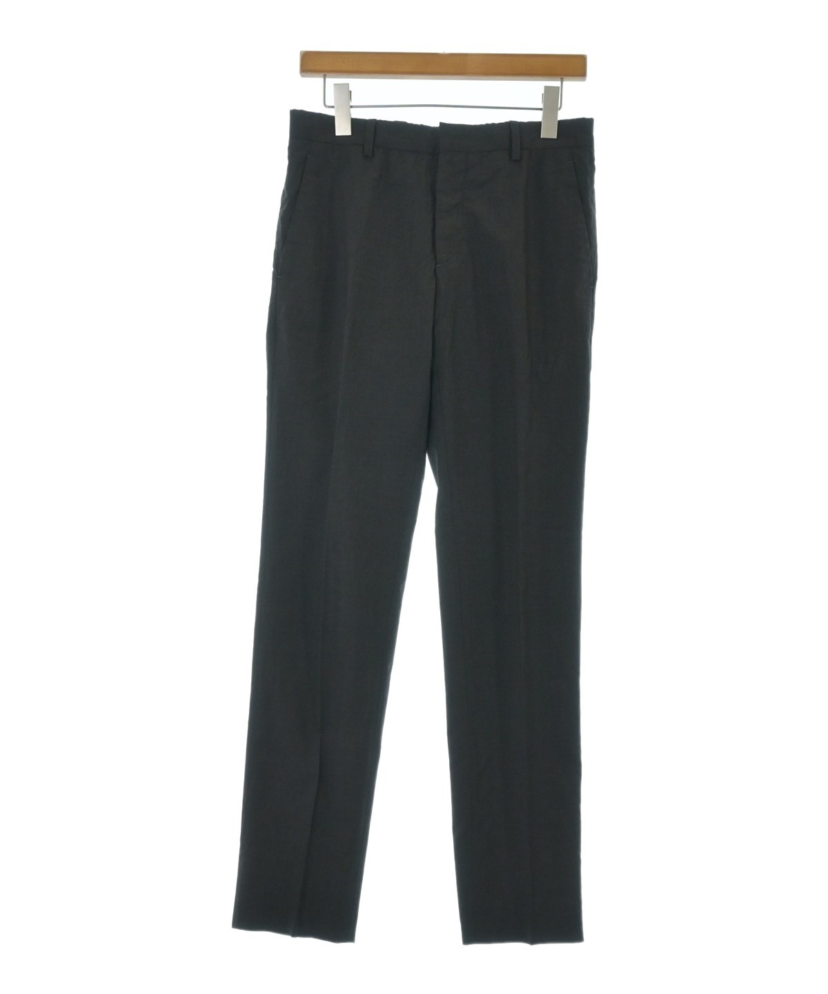 断捨離特価！早い物勝ち！美品 PRADA ブラック スラックス 46R PRADA（プラダ）スラックス 黒 サイズ:44(S位) メンズ/2200661508053