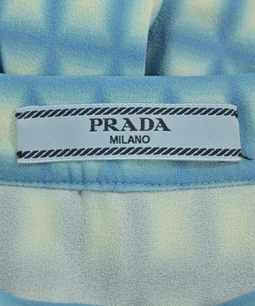 PRADA（プラダ）ひざ丈スカート 青 サイズ:36(XS位) レディース/2200658015021
