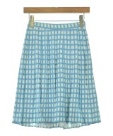 PRADA（プラダ）ひざ丈スカート 青 サイズ:36(XS位) レディース/2200658015021