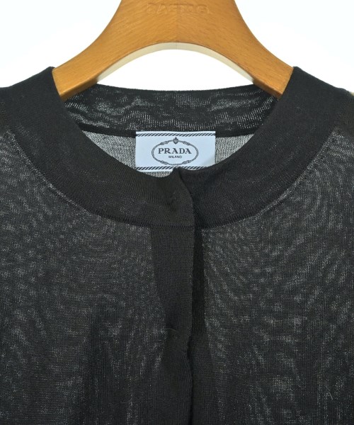 PRADA（プラダ）カーディガン 黒 サイズ:42(L位) レディース/2200661909058