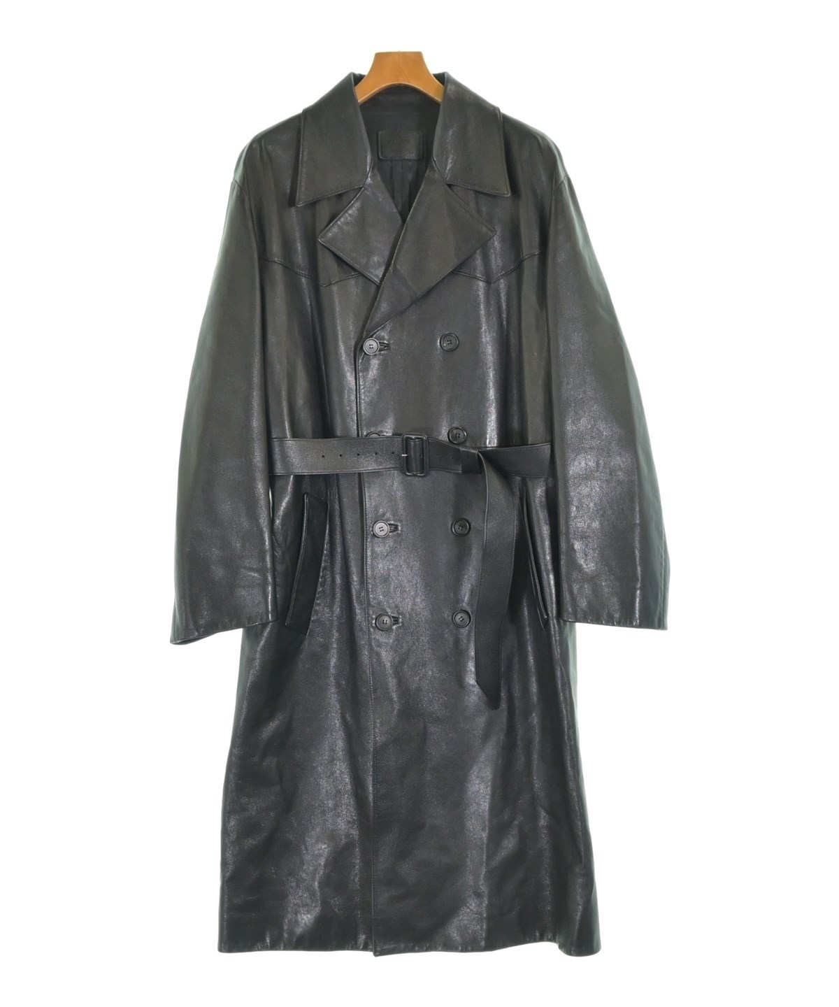 ※こんぼいマン【新品未使用】 PRADA プラダ シングルトレンチコート PRADA（プラダ）トレンチコート 黒 サイズ:-(L位) メンズ