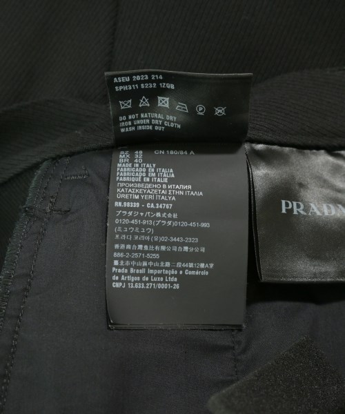 PRADA（プラダ）スラックス 黒 サイズ:48(L位) メンズ/2200710672025