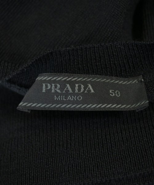 PRADA（プラダ）ニット・セーター 黒 サイズ:50(XL位) メンズ/2200711183025