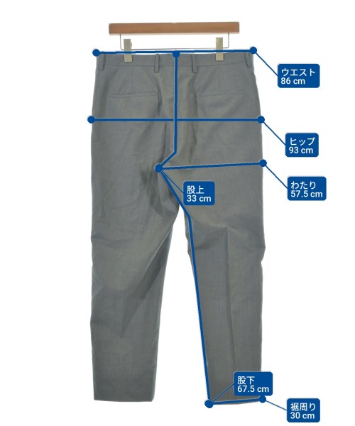 PRADA（プラダ）スラックス グレー サイズ:50(XL位) メンズ/2200711532083