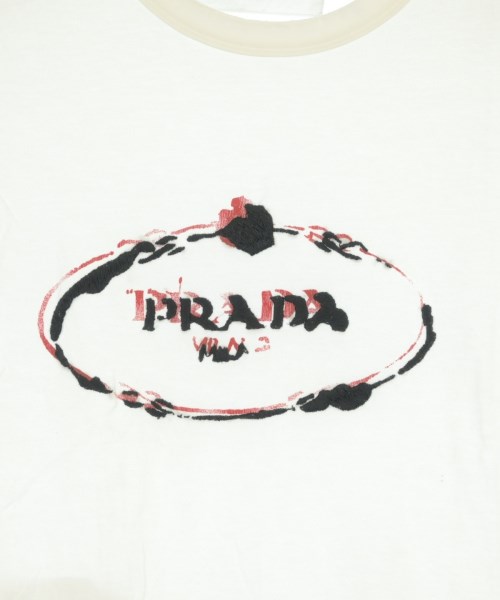 PRADA（プラダ）Tシャツ・カットソー 白 サイズ:XS レディース/2200709298083