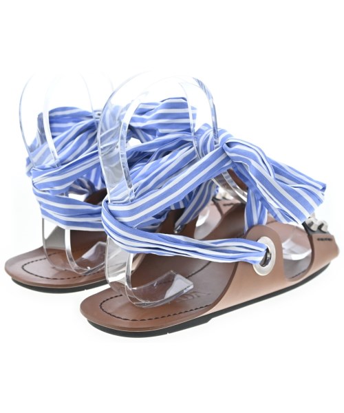 PRADA（プラダ）サンダル 茶 サイズ:EU37 1/2(24cm位) レディース/2200711838062