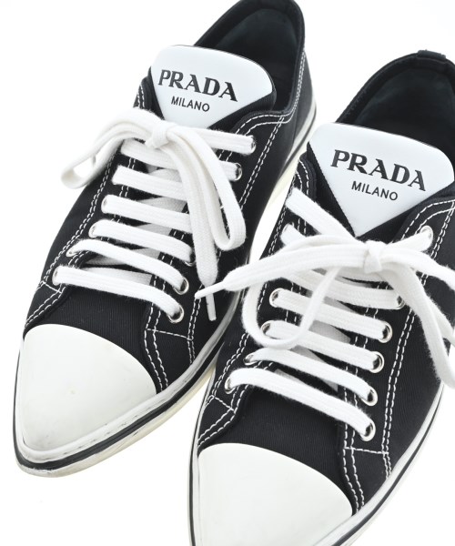 PRADA（プラダ）スニーカー 黒 サイズ:35 1/2(23cm位) レディース/2200712145015